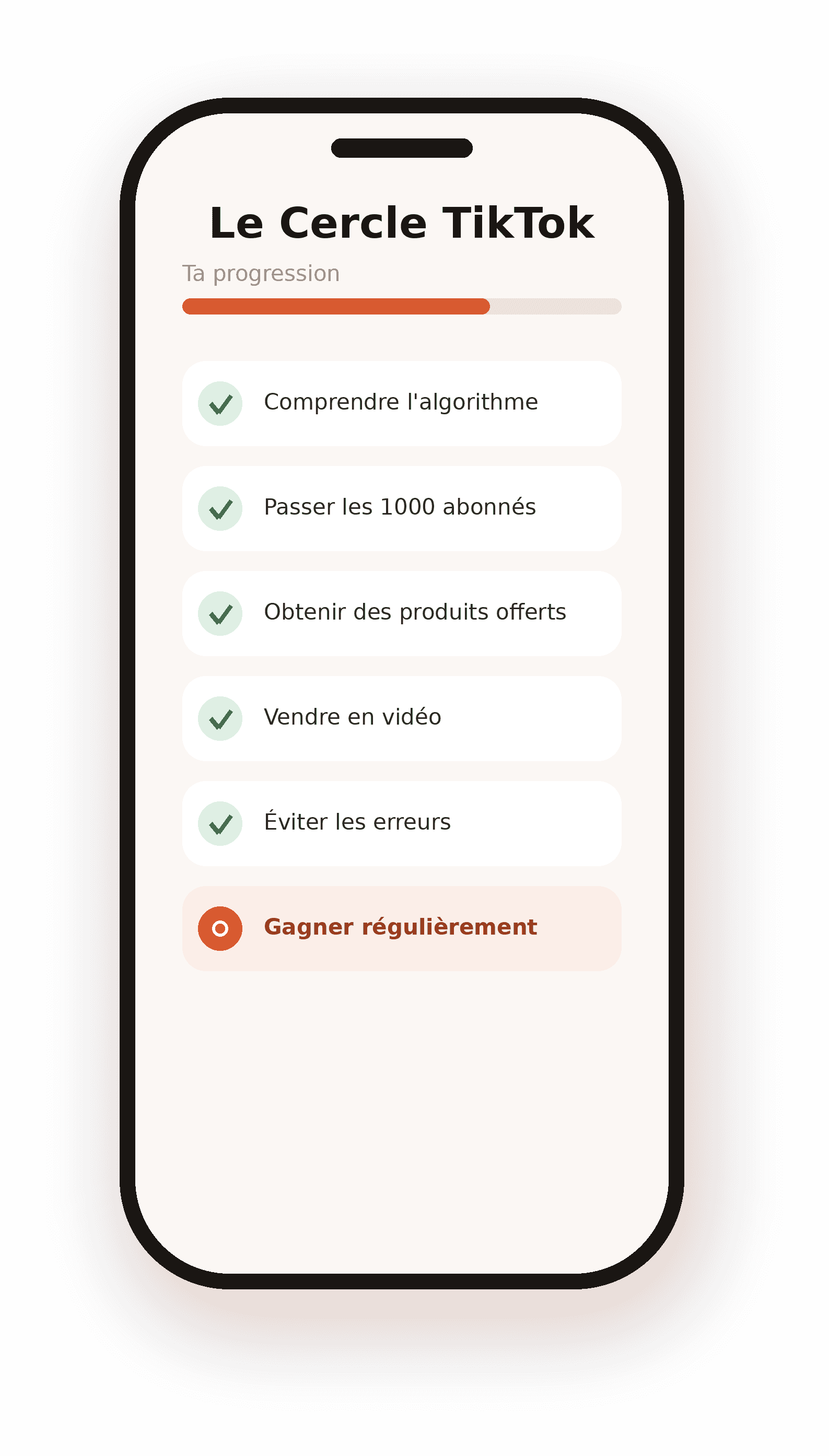 Mockup Le Cercle TikTok